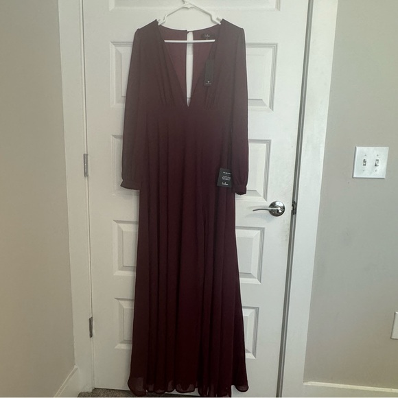 Lulu's All My Life Burgundy Long Sleeve Maxi Dress - Picture 4 of 7